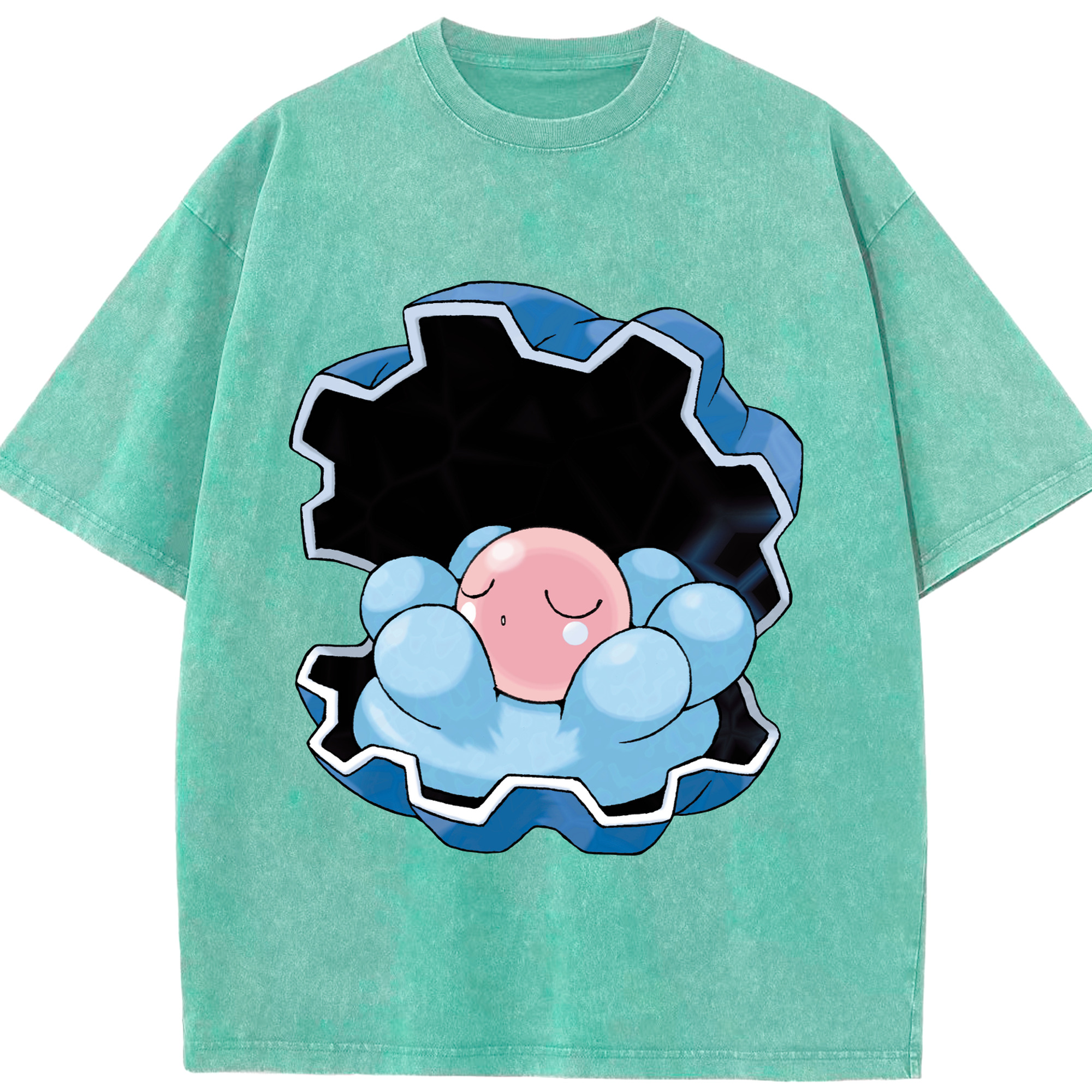 （画像用） ポケットモンスター Pokémon 綿100% ヴィンテージ風 半袖Tシャツ（フロントプリント）